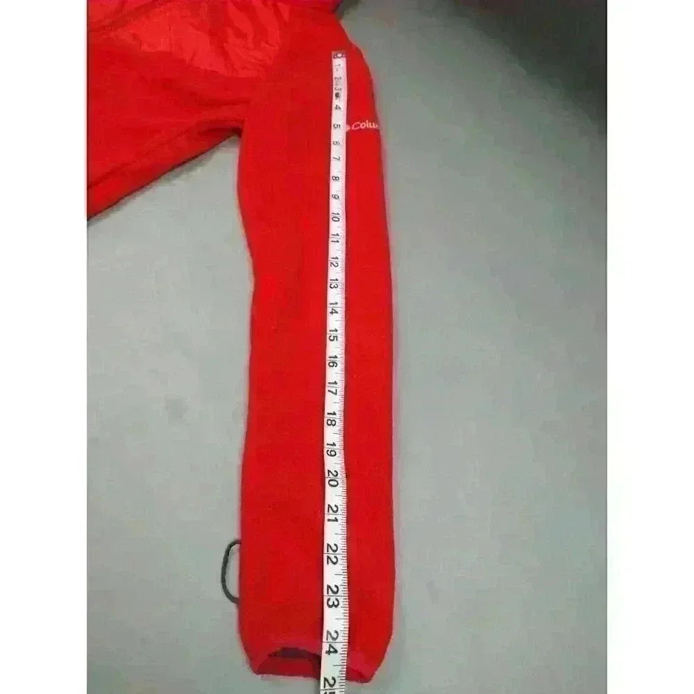 Columbia Interchange Womens Size Small Fleece‎ Sweater Full Zip Red Jacket - Picture 3 of 9